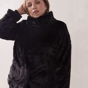 Faux Fur Jacket - 2X